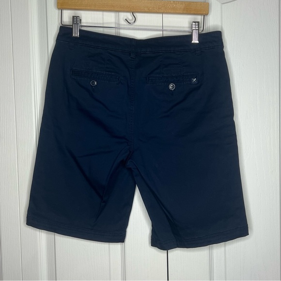 Denver Hayes Mid Rise Garment Wash navy Bermuda Shorts size medium - Picture 9 of 11